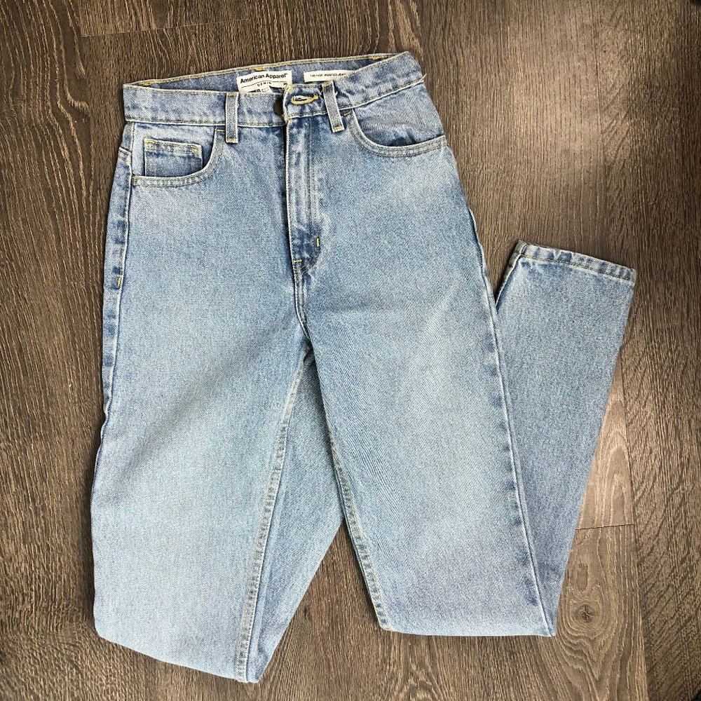 American Apparel High-Waist Jeans Size 25